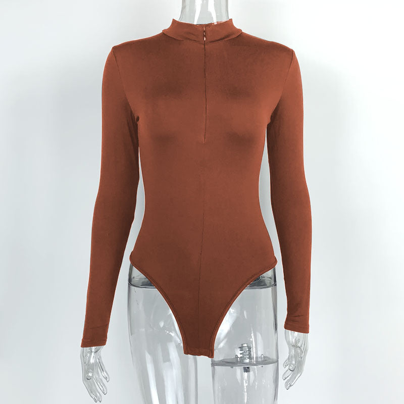 Women's Fleece-Lined Long Sleeve Jumpsuit